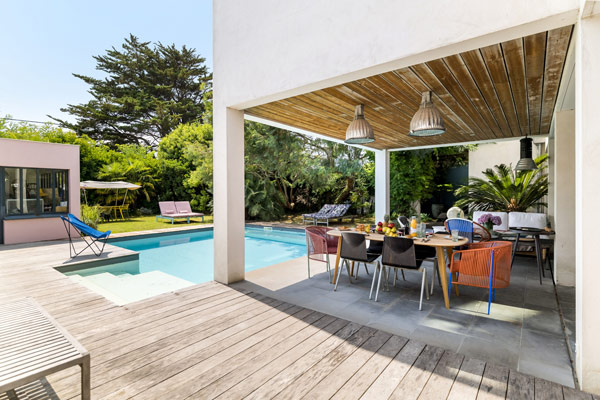 Villa design avec piscine à louer à Biarritz