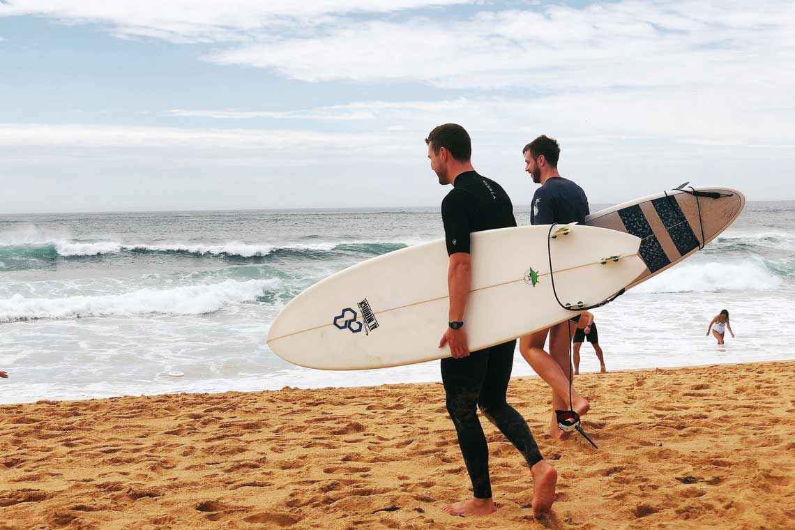 Le surf à Biarritz